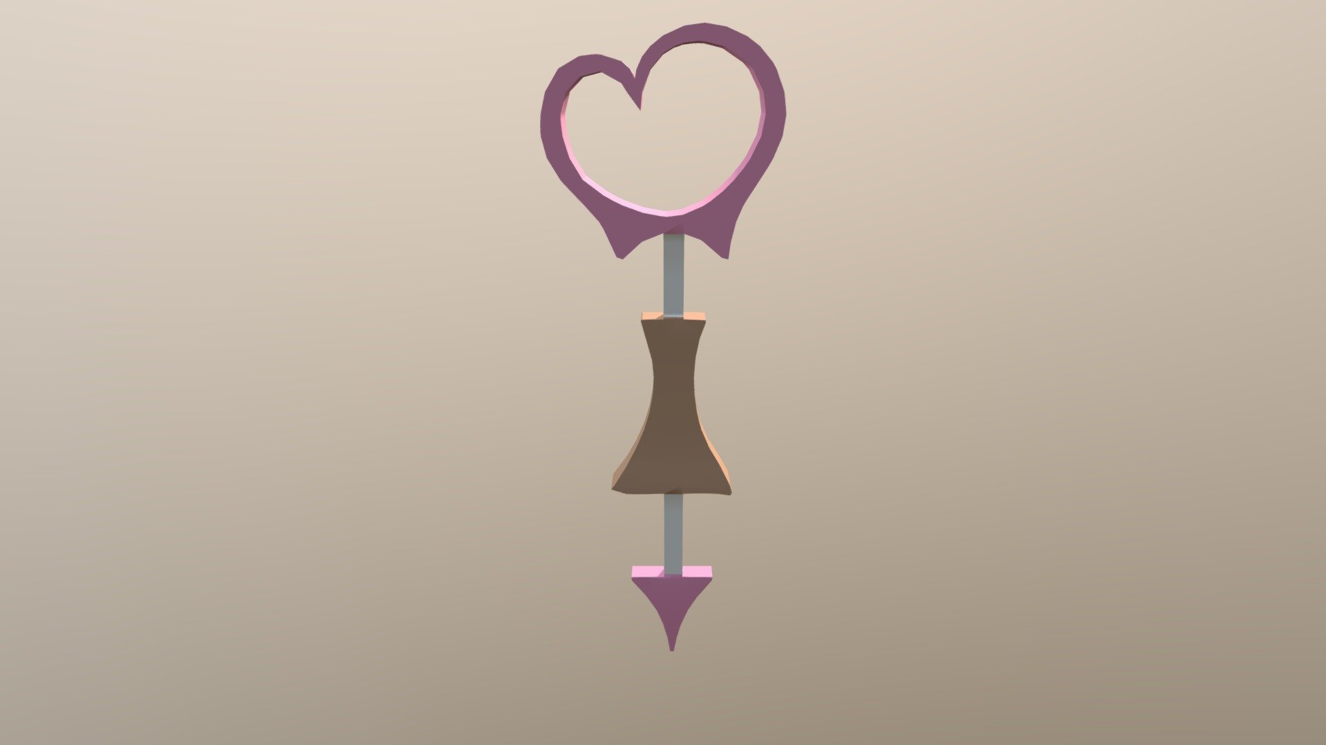 Love Themed Spear