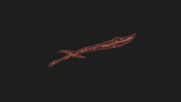RWBY - Cinder's Sword 3D Model