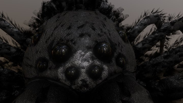 Realistic Giant Spider – Modèle 3D gratuit STL