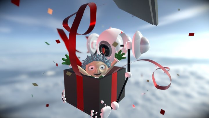 MasterpieceVR Xmas Drone Boy #cyborgholidays 3D Model