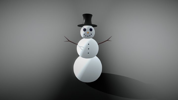 Snowman 3D Model