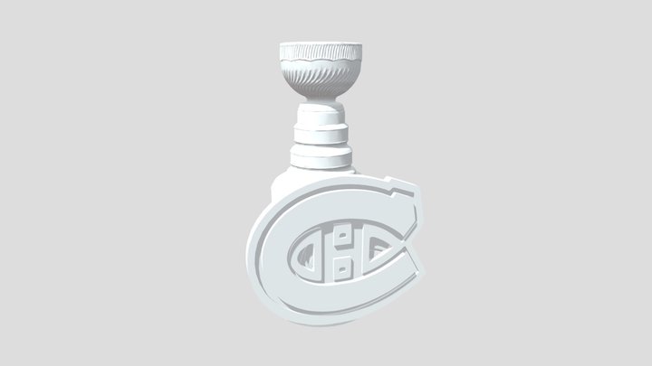 Stanley Cup Habs 3D Model