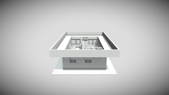 1092-110-BM-HVAC-001-3DView-3D 3D Model