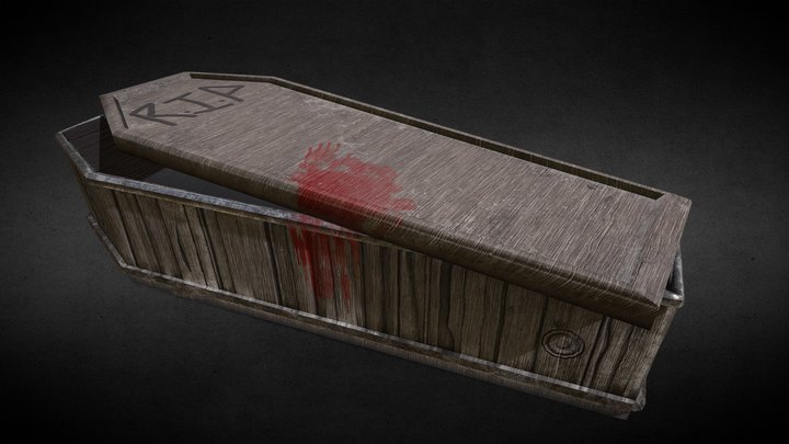Burke Midterm Coffin 3D Model
