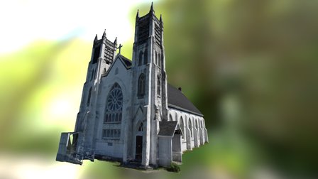 Stone Church 3D Model