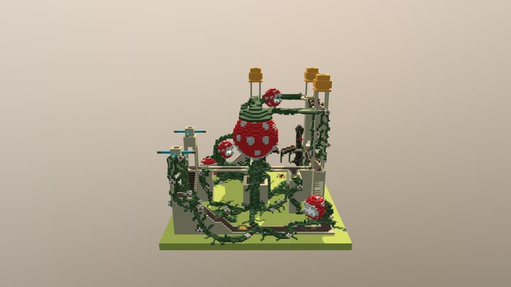 Plant Arena 3D Model