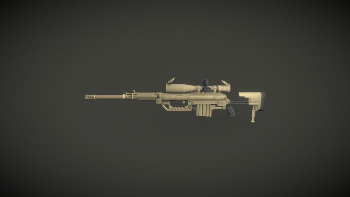 Cheytac M200 3D Model