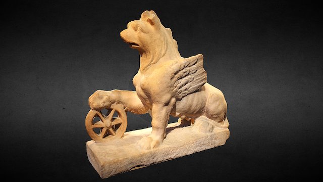 Griffin Grasping Nemesis' Wheel of Fate – Free 3D Model STL