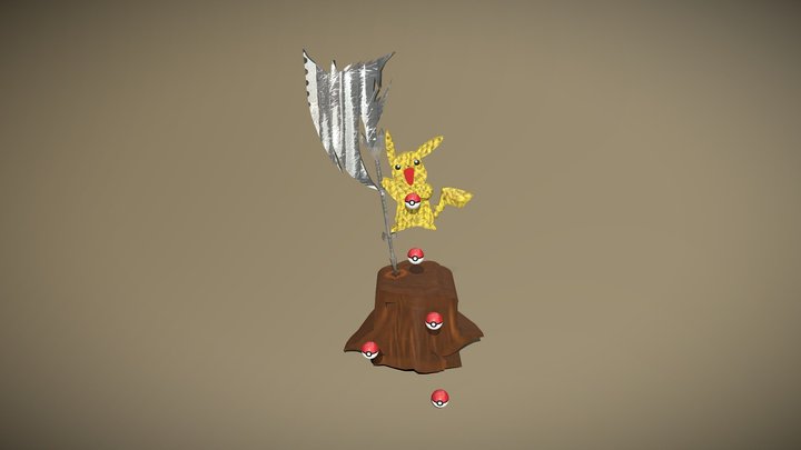 Pikachu Sketchfad Project 3D Model