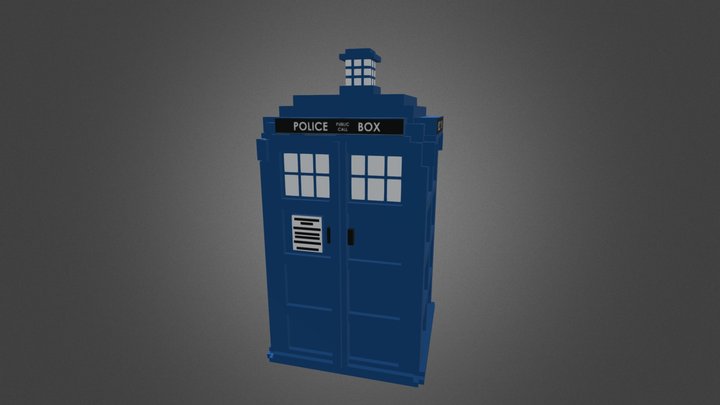 TARDIS 3D Model