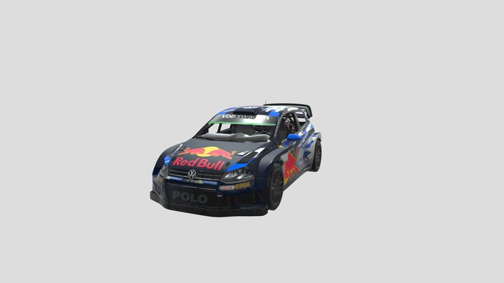 VOLKSWAGEN POLO R WRC 2016 3D Model