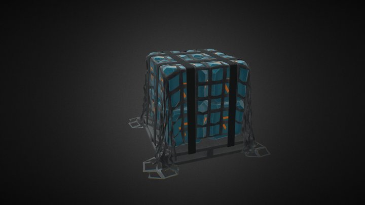 Pallet with boxes 3D Model