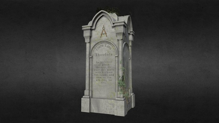 Haunted Mansion Project: Ted Rich's Tombstone