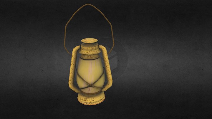 Lantern  - 1800s 3D Model