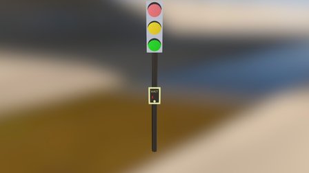 Traffic Lights 3D Model