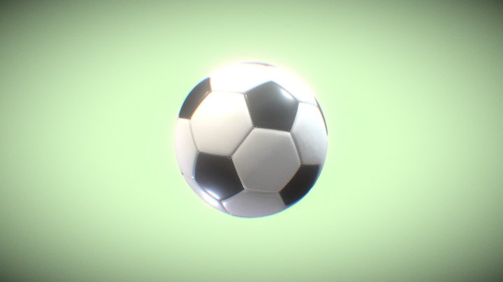 Bouncing Soccer Ball 3D Model