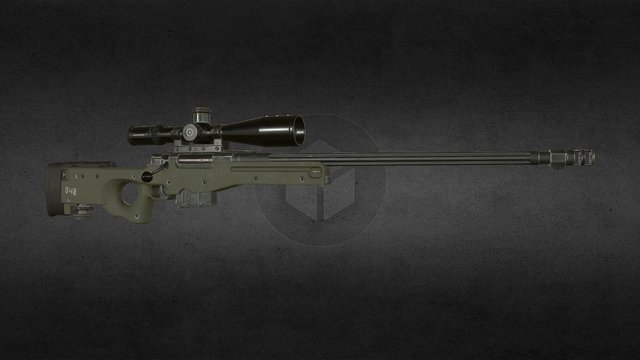 L96A1 3D Model