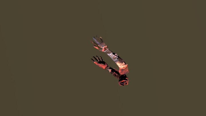WATER HAND 3D Model
