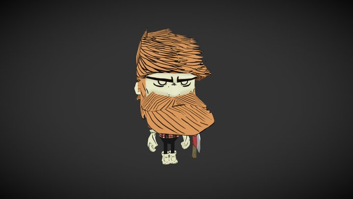 Don't Starve Character Suite: Woodie And Lucy 3D Model
