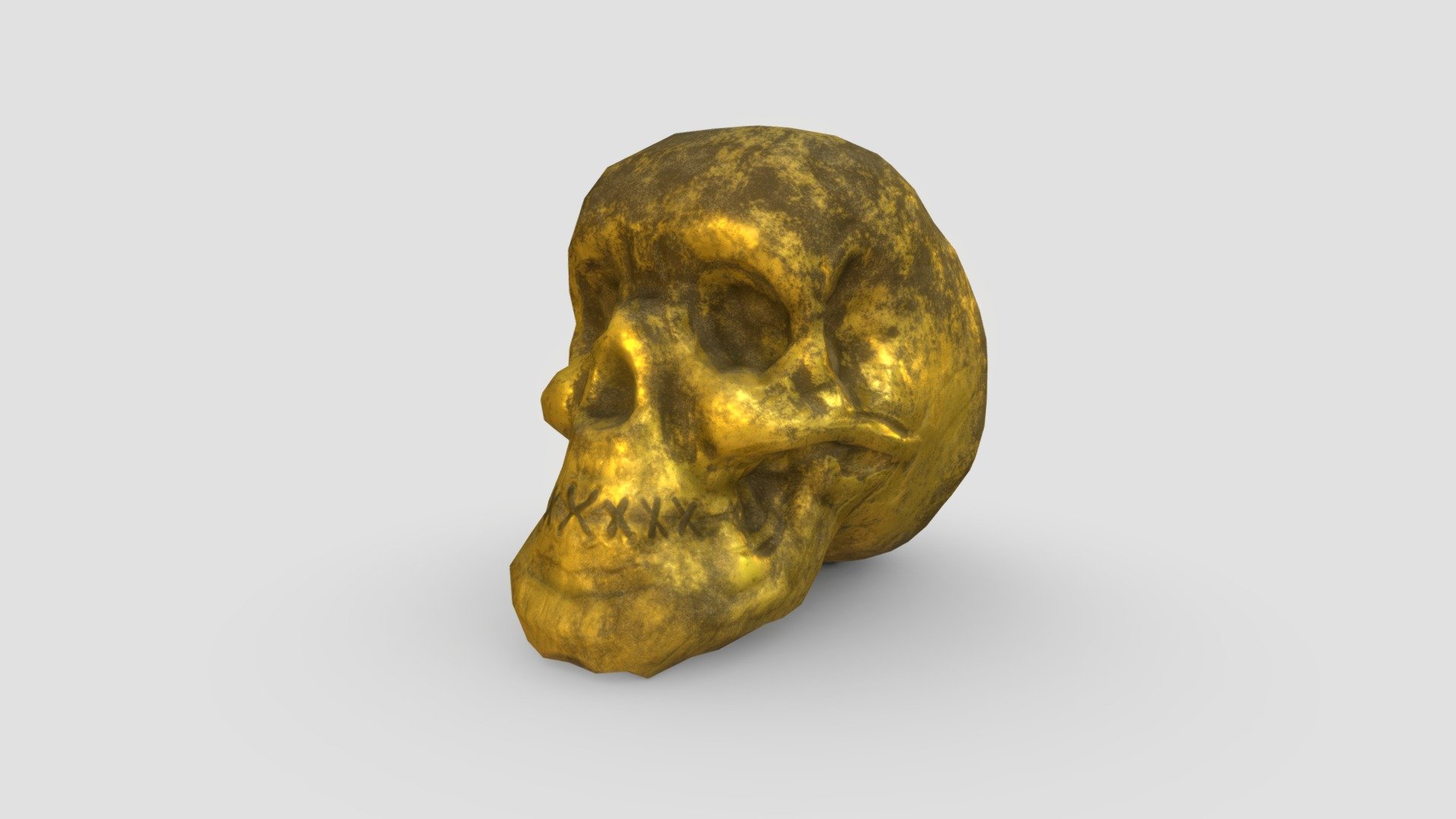 Gold Skull