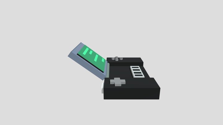 Handheld game device 3D Model