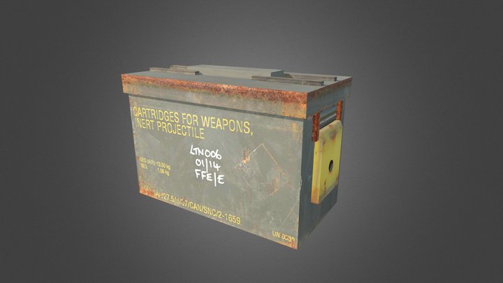 Munitions Box 3D Model