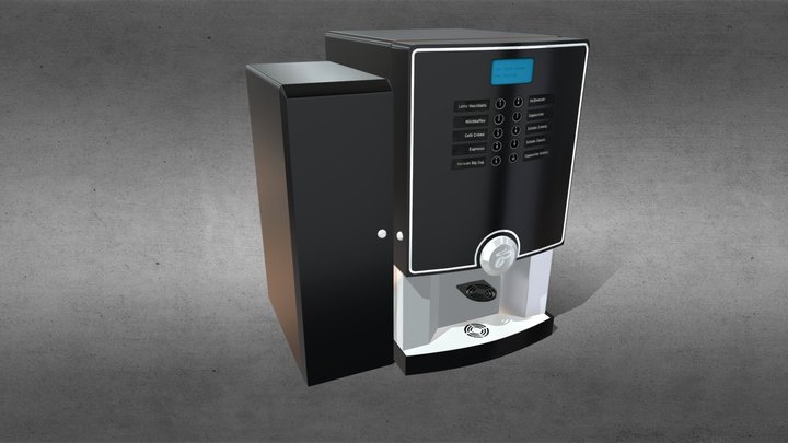 Maschiene Caffea Compact V4 Anim 3D Model
