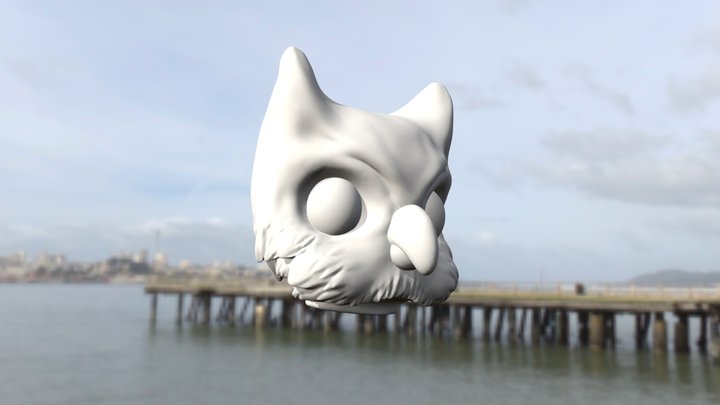OWL MASK 3D Model