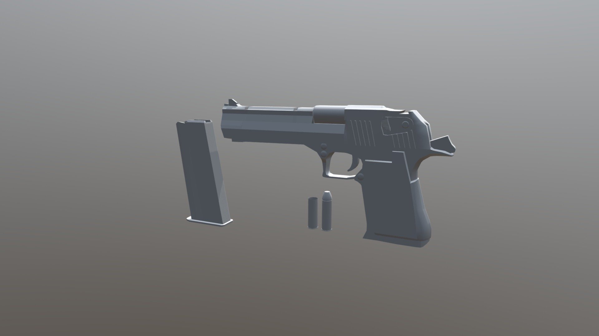Desert Eagle WIP - 3D model by Kieran Thompson (@KieranJThompson ...