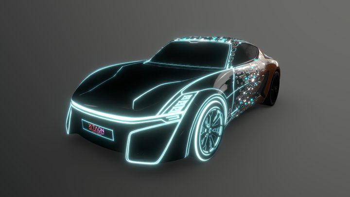 Digitalisation - XTAON Art Car Contest 3D Model