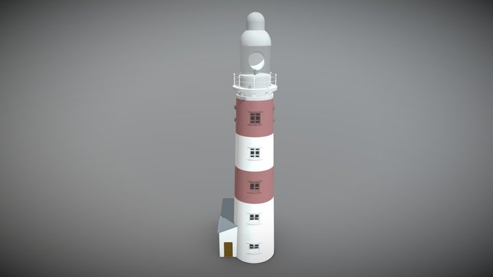 Albion Lighthouse 3D Model