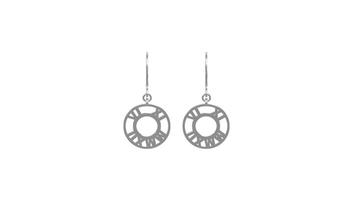 Memorable Date Earrings 3D Model