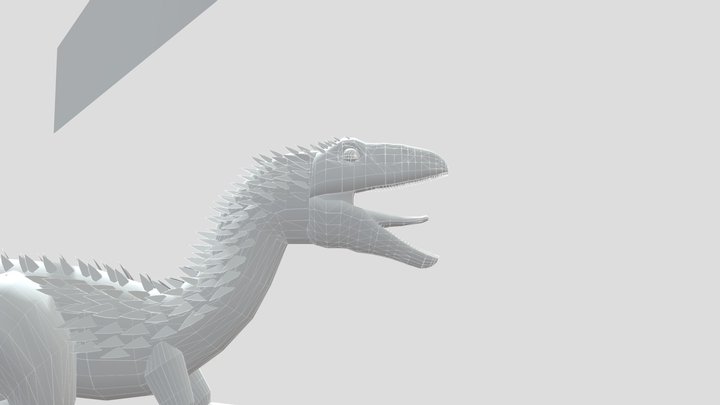 Utahraptor Low poly – Kostenloses 3D-Modell STL