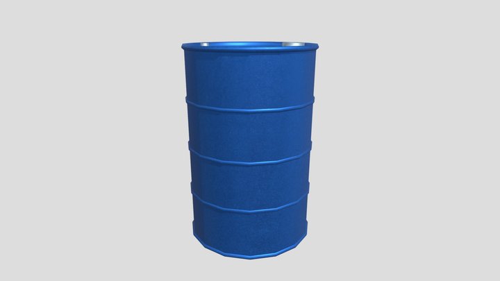 Blue barrel – Modello 3D gratuito STL