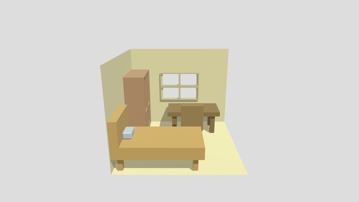 Protagonist Room 3D Model