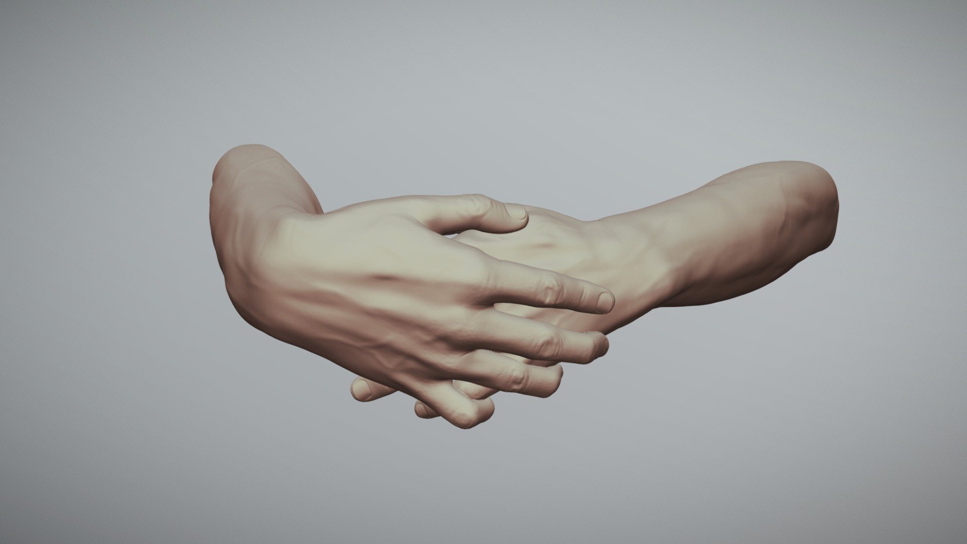 Male Hands 5 — Sketchfab embed 3D viewer