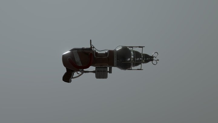 Bioshock Hand Cannon Concept 3D Model