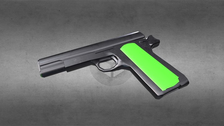 Handgun 1911 3D Model