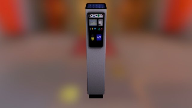 ParkeerAutomaat 3D Model