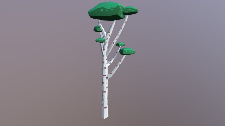CARTOON TREE 3D Model