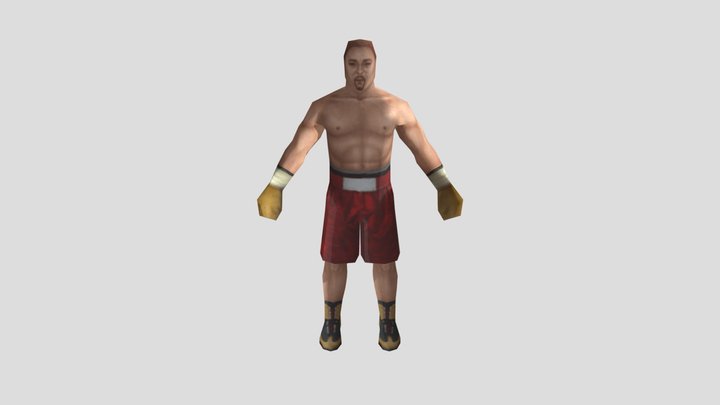 DS DSi - Showtime Championship Boxing - Boxers 3D Model