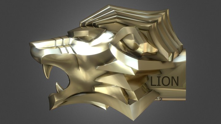 Lion vape head 3D Model