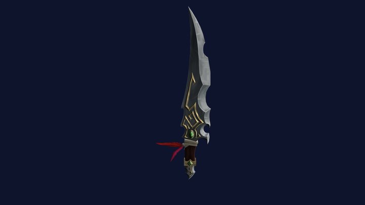 Stylized Weapon [Student Work] 3D Model