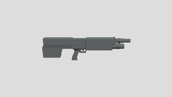 World Trigger - Assault Rifle 3D Model