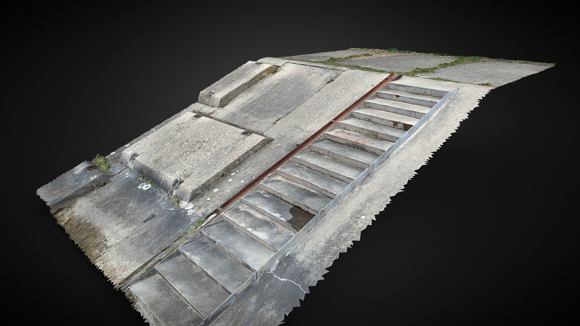 Stairs To The Water 3D Scan