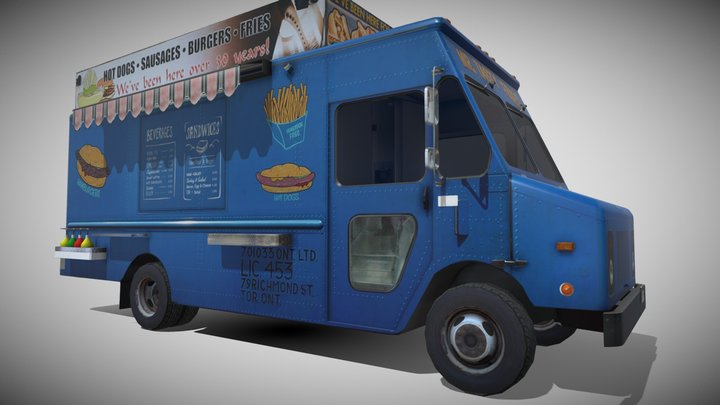 Morgan Olson Truck Mr. Tasty 3D Model