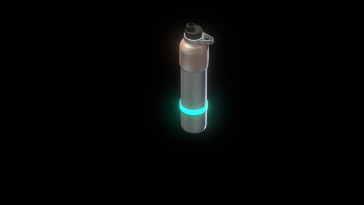 gourde-bioluminescente-sans-capuchon 3D Model