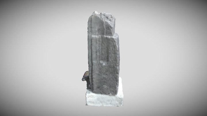 Arca Tokoh Wanita Berdiri 3D Model