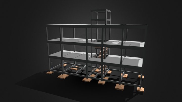 PROJETO EDIFICAÇÃO DE USO MISTO 3D Model