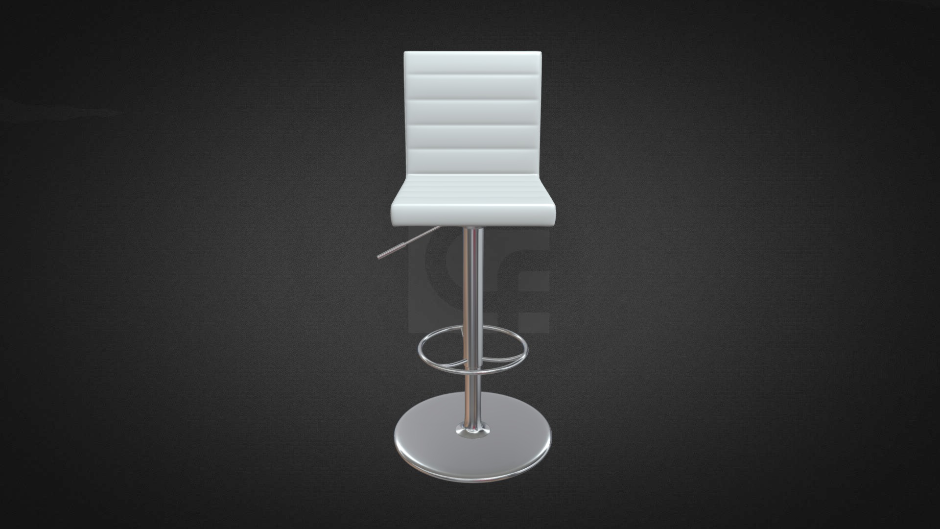 3D model Ribble Stool Hire - This is a 3D model of the Ribble Stool Hire. The 3D model is about a lamp on a stand.